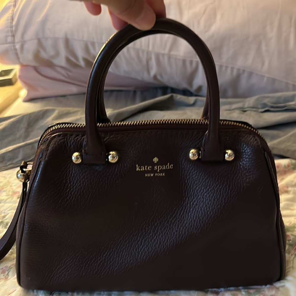 Charles Street Mini Brantley Satchel Shoulder Bag - Soft Aubergine (purple)